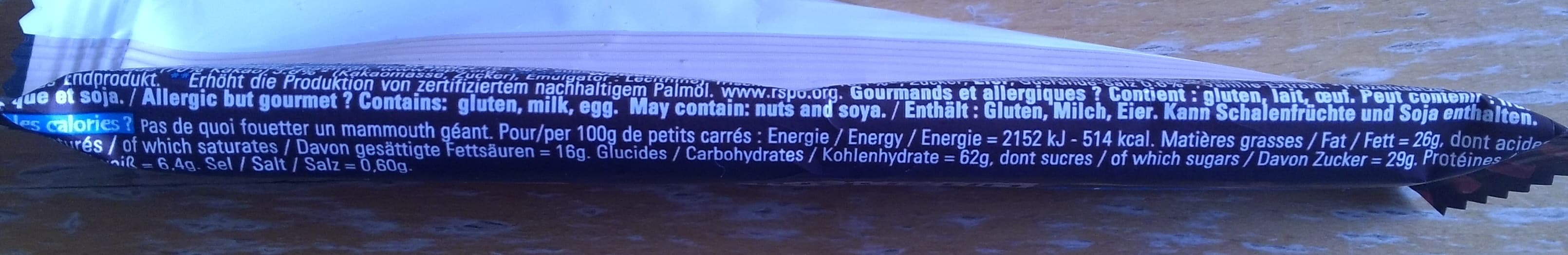 MIchel et Augustin les trublions du goût 4 carrés au beurre, choco noir et pointe de sel packshot