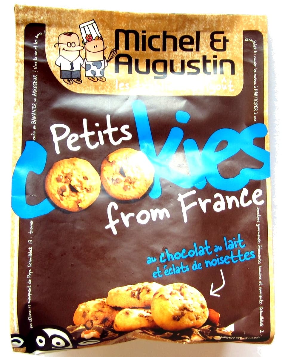 Michel et Augustin Petits Cookies from France au Chocolat au Lait et Éclats de Noisettes packshot