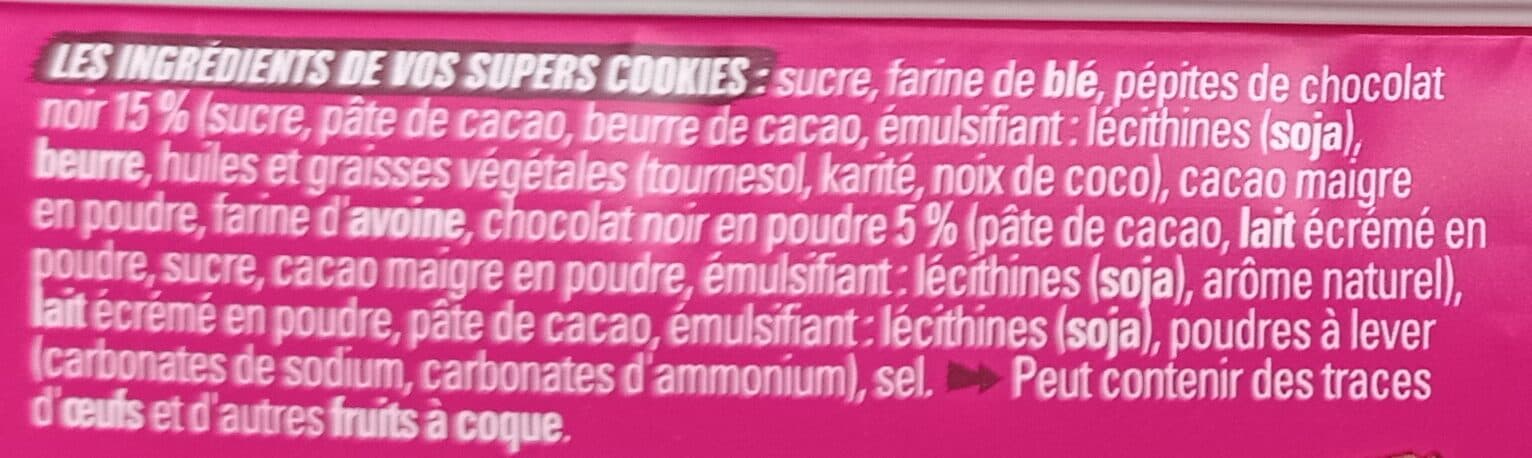 M&A Cookies cœur Fondant choco noir packshot