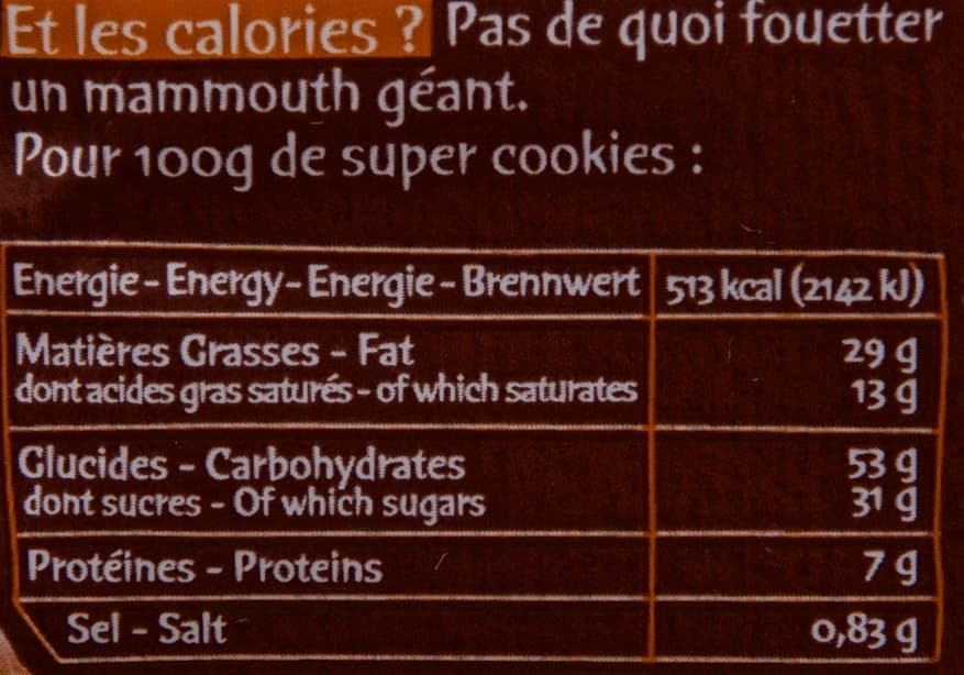 Michel et Augustin Super Cookies cœur fondant au Praliné et Amandes grillées packshot