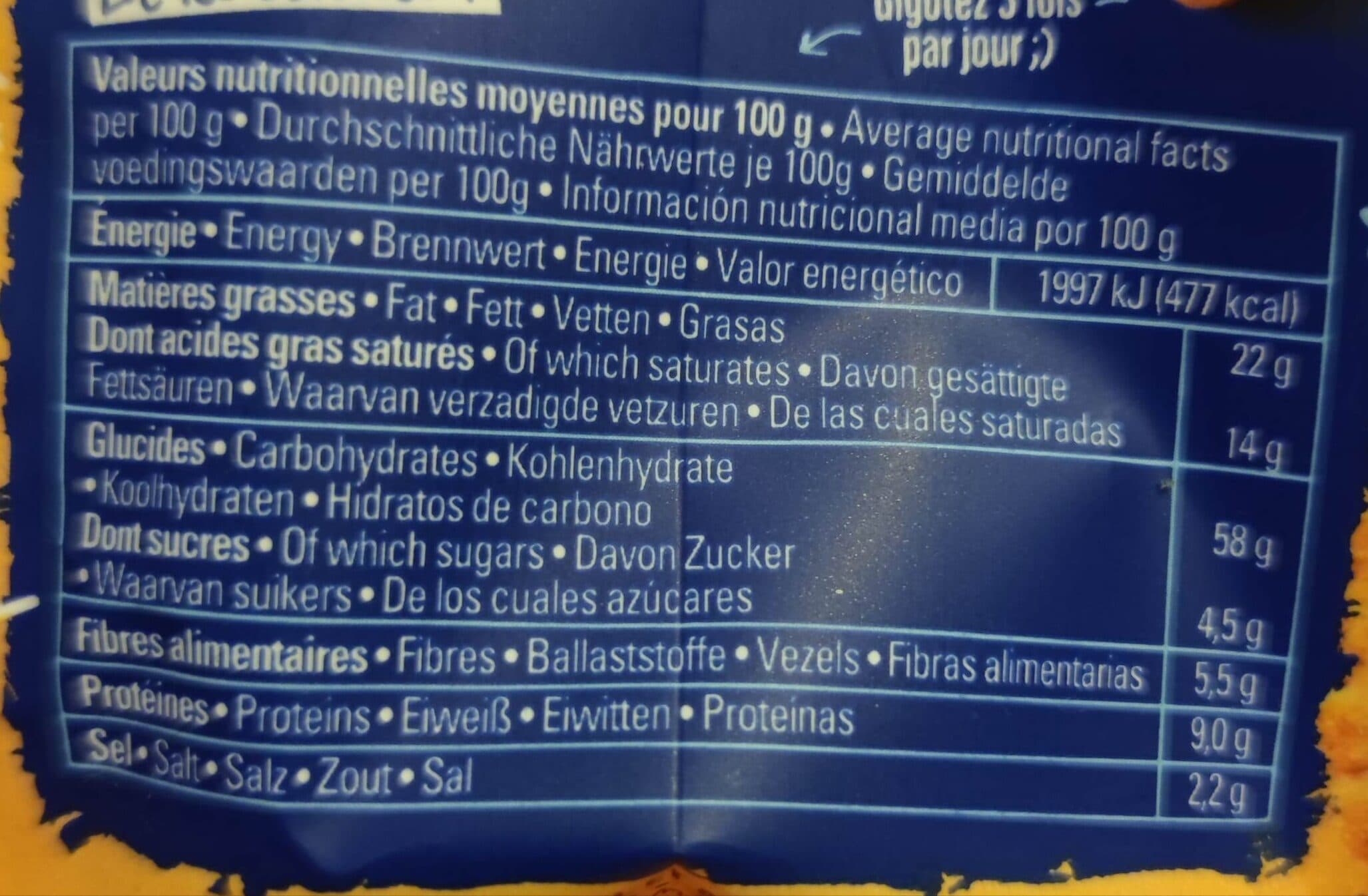 Michel et Augustin Petit beurre apéritif au Roquefort et graines de pavot bleu packshot