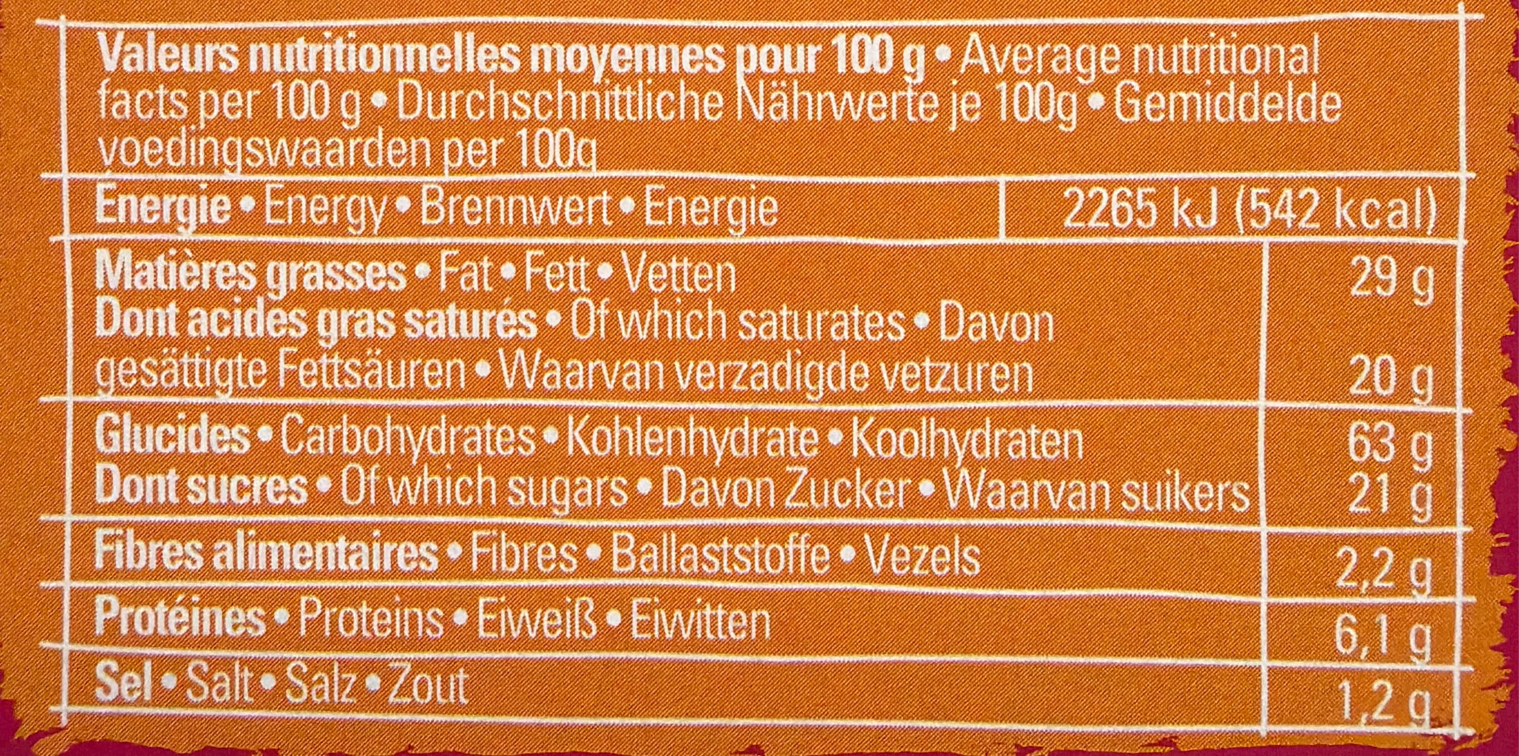 Michel et Augustin Palmiers allongés au sucre caramélisé packshot