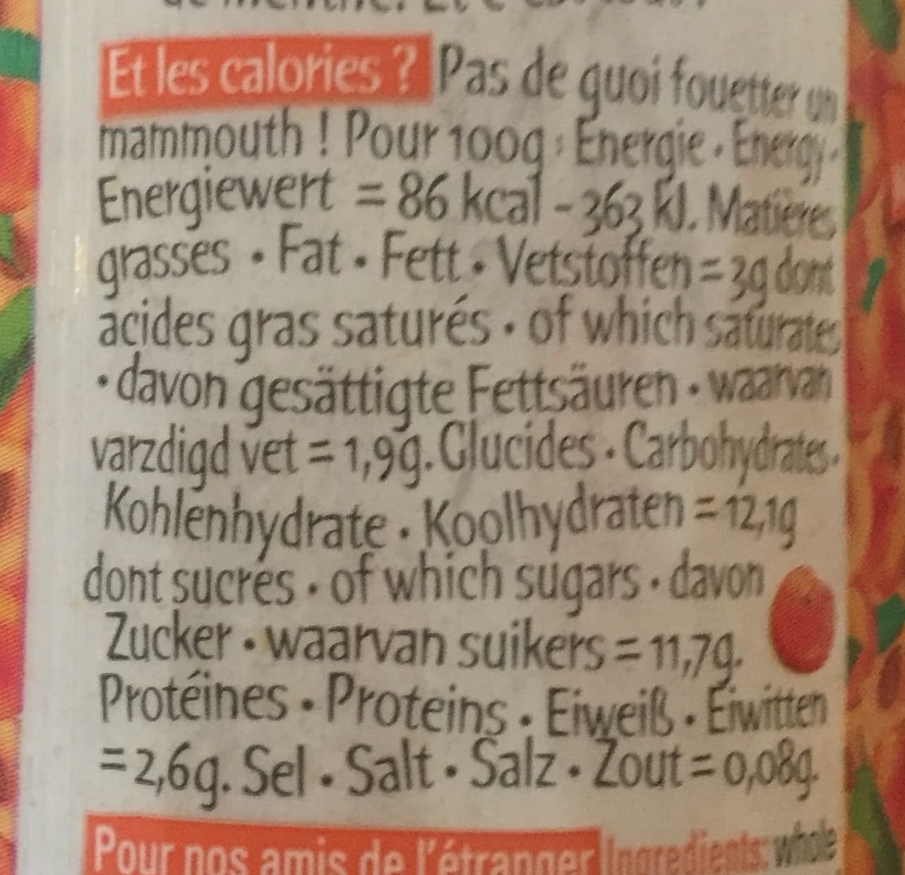 Michel et Augustin Vache à boire pêche larme de menthe packshot