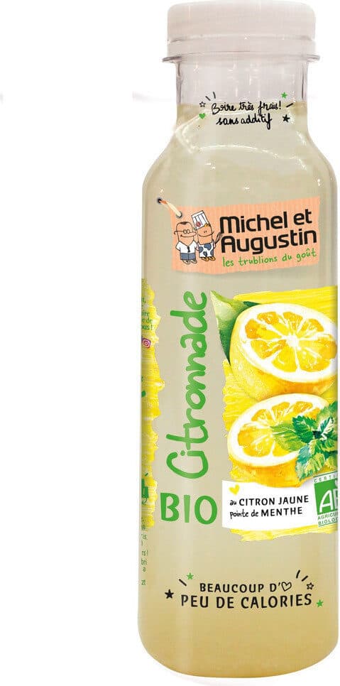 Michel et Augustin Citronnade aux 2 citrons BIO packshot