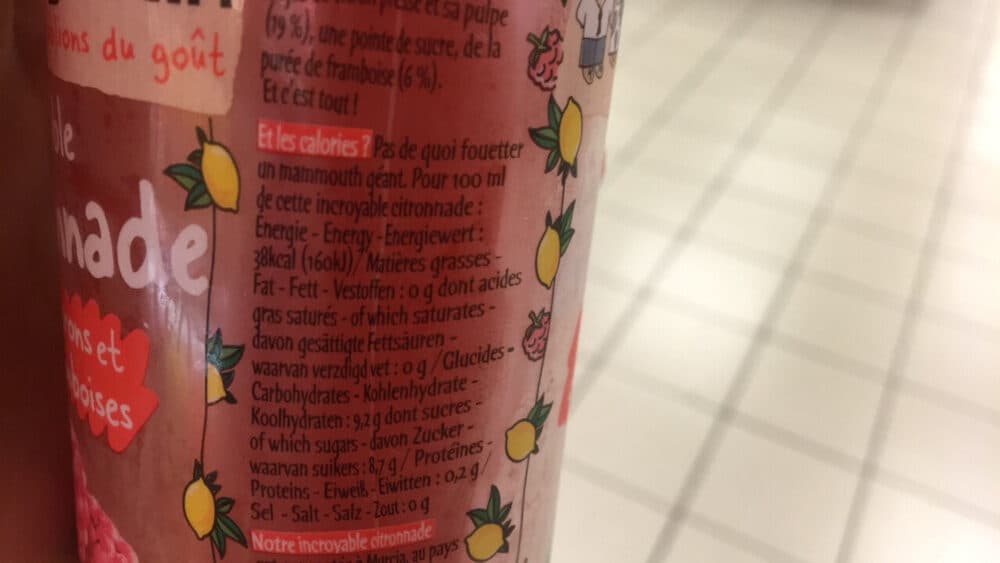 Michel et Augustin L'incroyable citronnade aux citons et framboises packshot