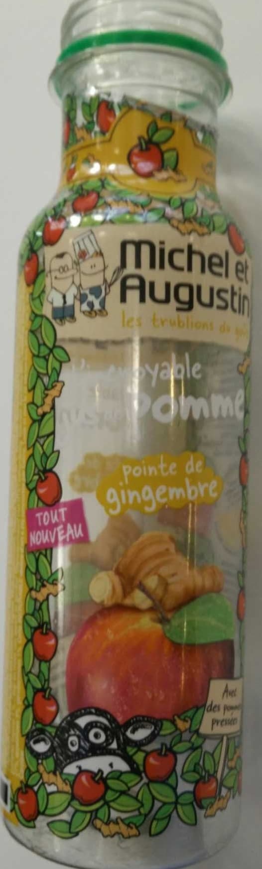 Michel et Augustin L'incroyable Jus de Pomme pointe de gingembre packshot