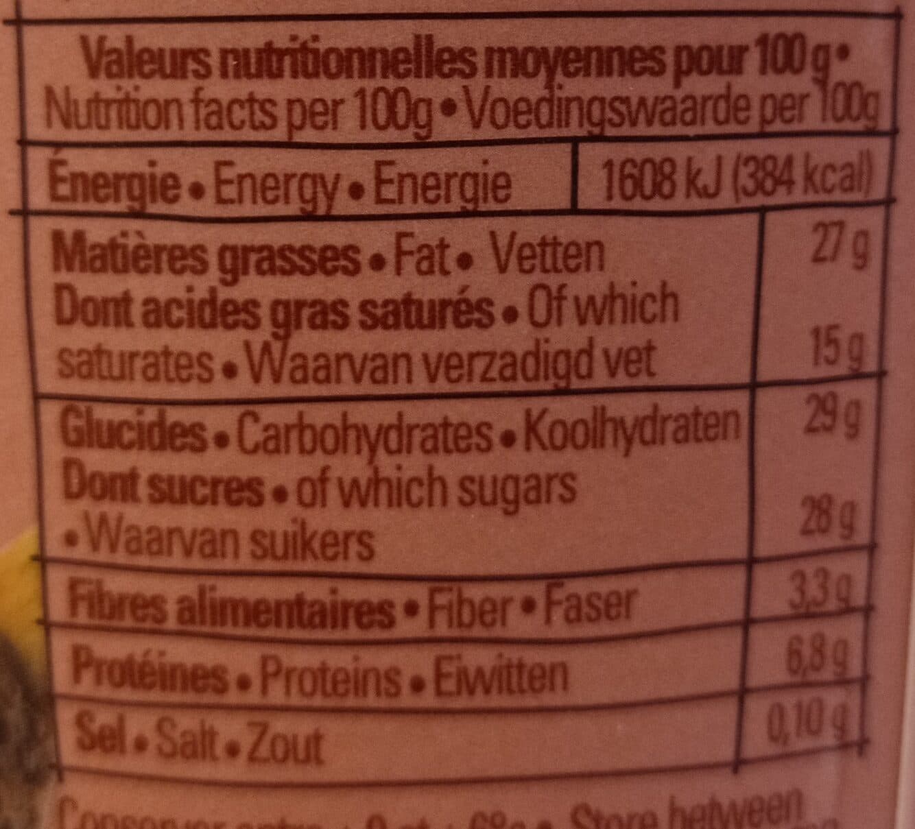 Michel et Augustin L'incroyable Mousse, chocolat noir packshot