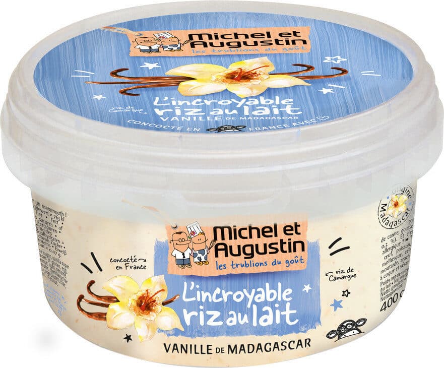 Michel et Augustin Riz au lait vanille de Madagascar packshot