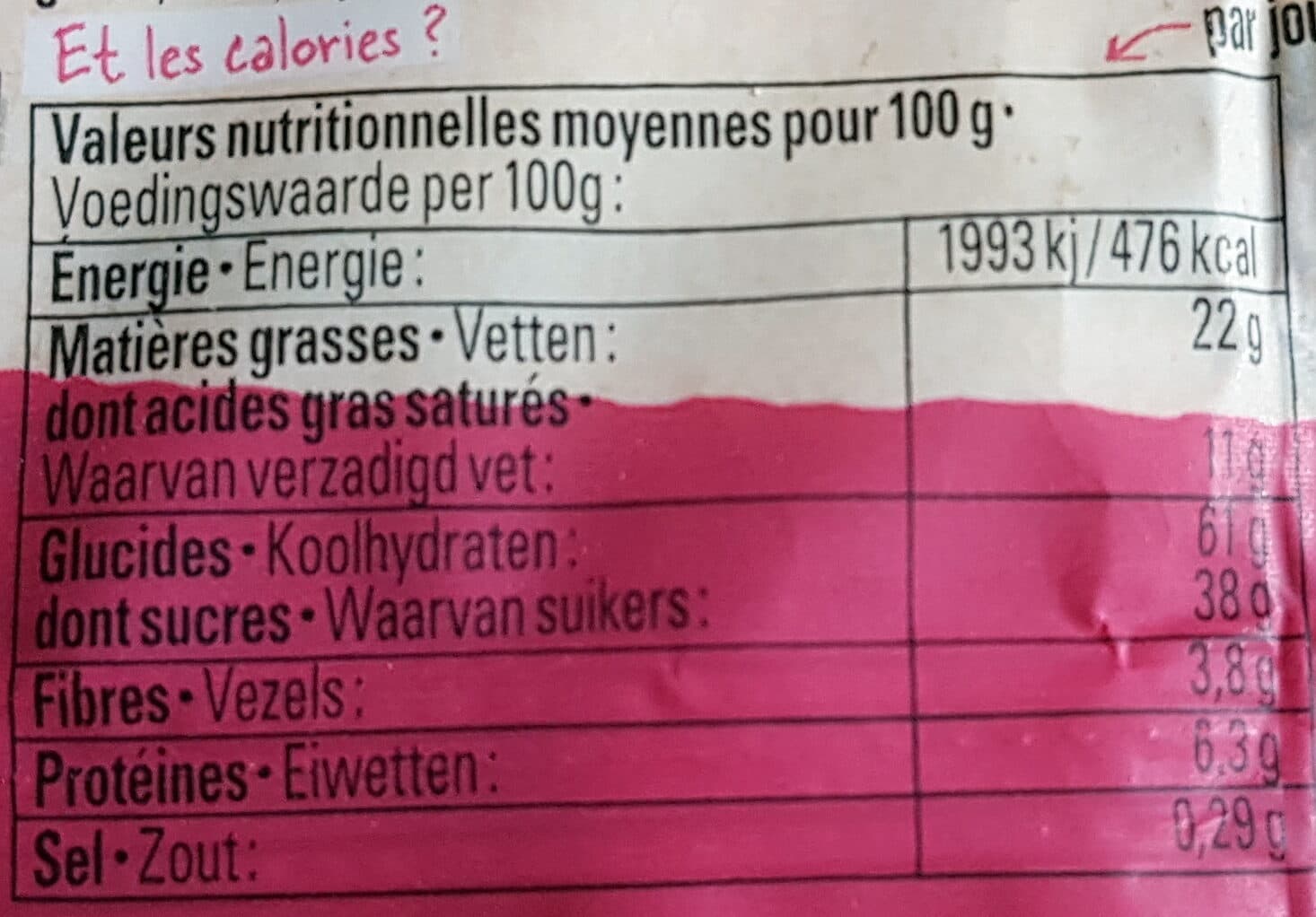 Michel et Augustin L'incroyable cookie chocolat noir packshot