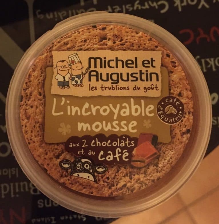 Michel Et Augustin L'incroyable mousse au 2 chocolats et au café packshot