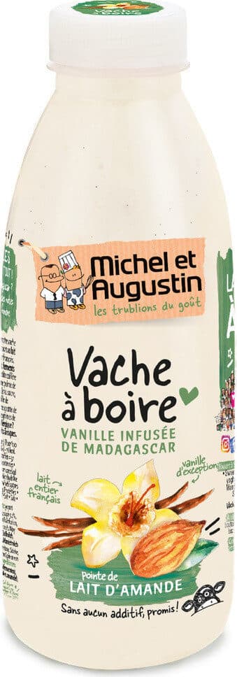 Vache à boire Vache à boire vanille de Madagascar et lait amande packshot