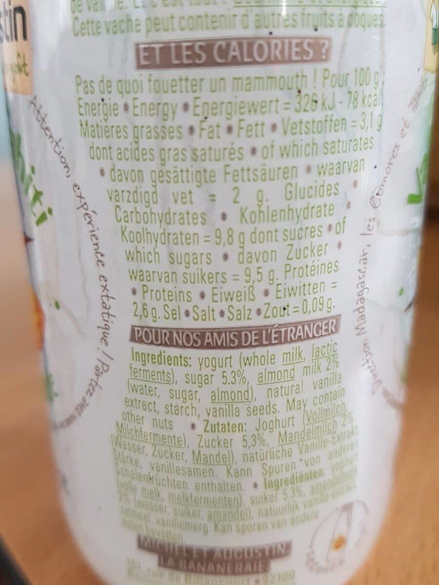 Vache à boire Vache à boire vanille de Madagascar et lait amande packshot