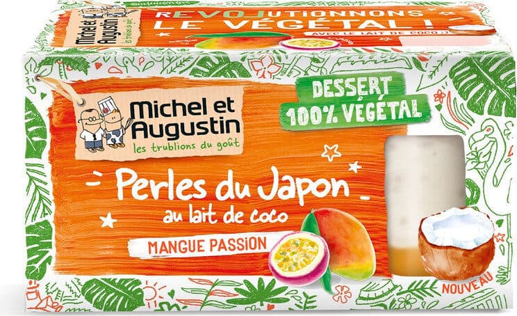 Michel et Augustin Perles du Japon coco mangue passion 2x90g packshot
