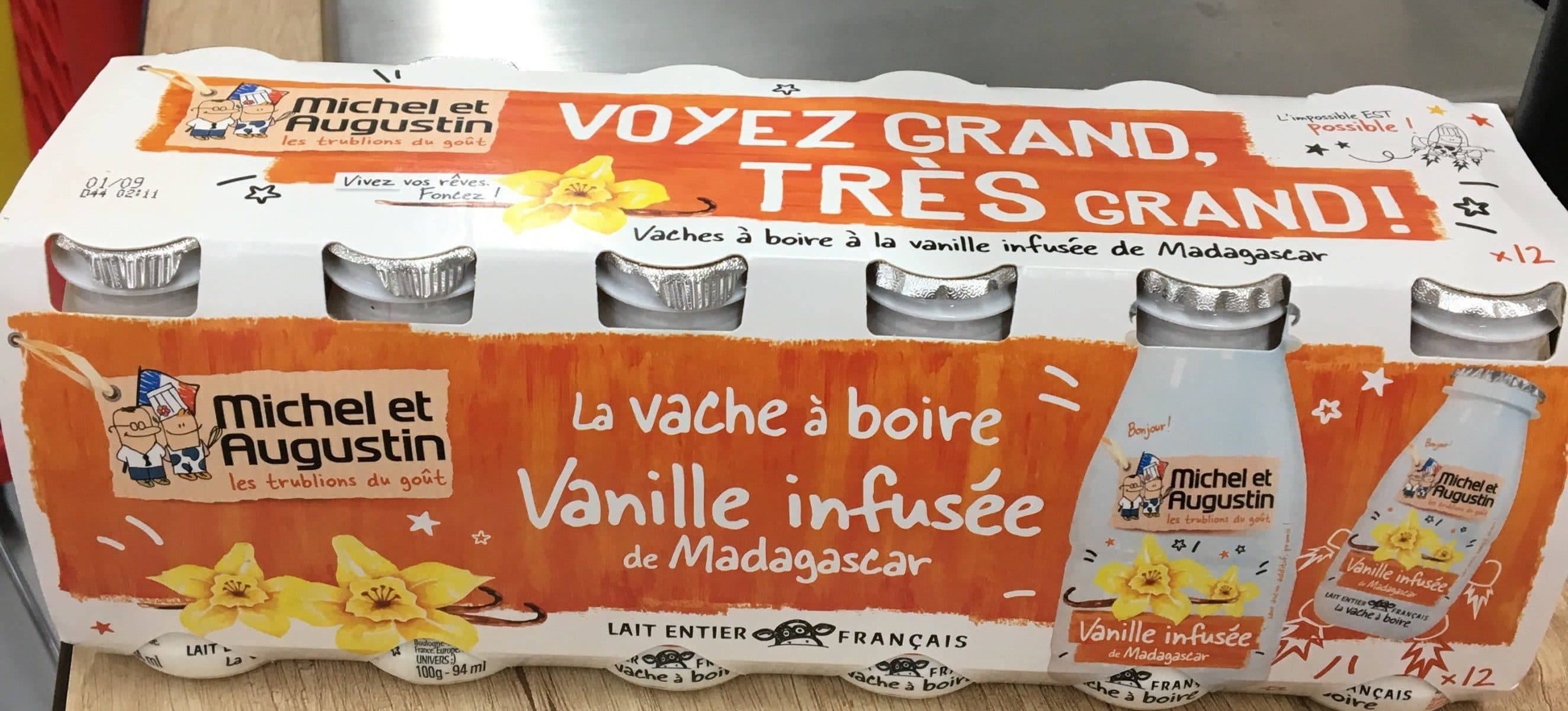 Michel et Augustin La vache à boire vanille infuséede Madagascar packshot