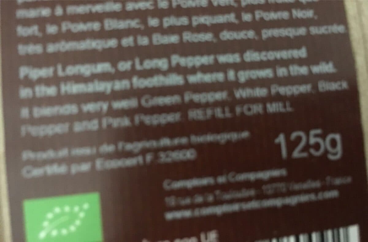 Open Food Facts Cptoirs & Ci packshot