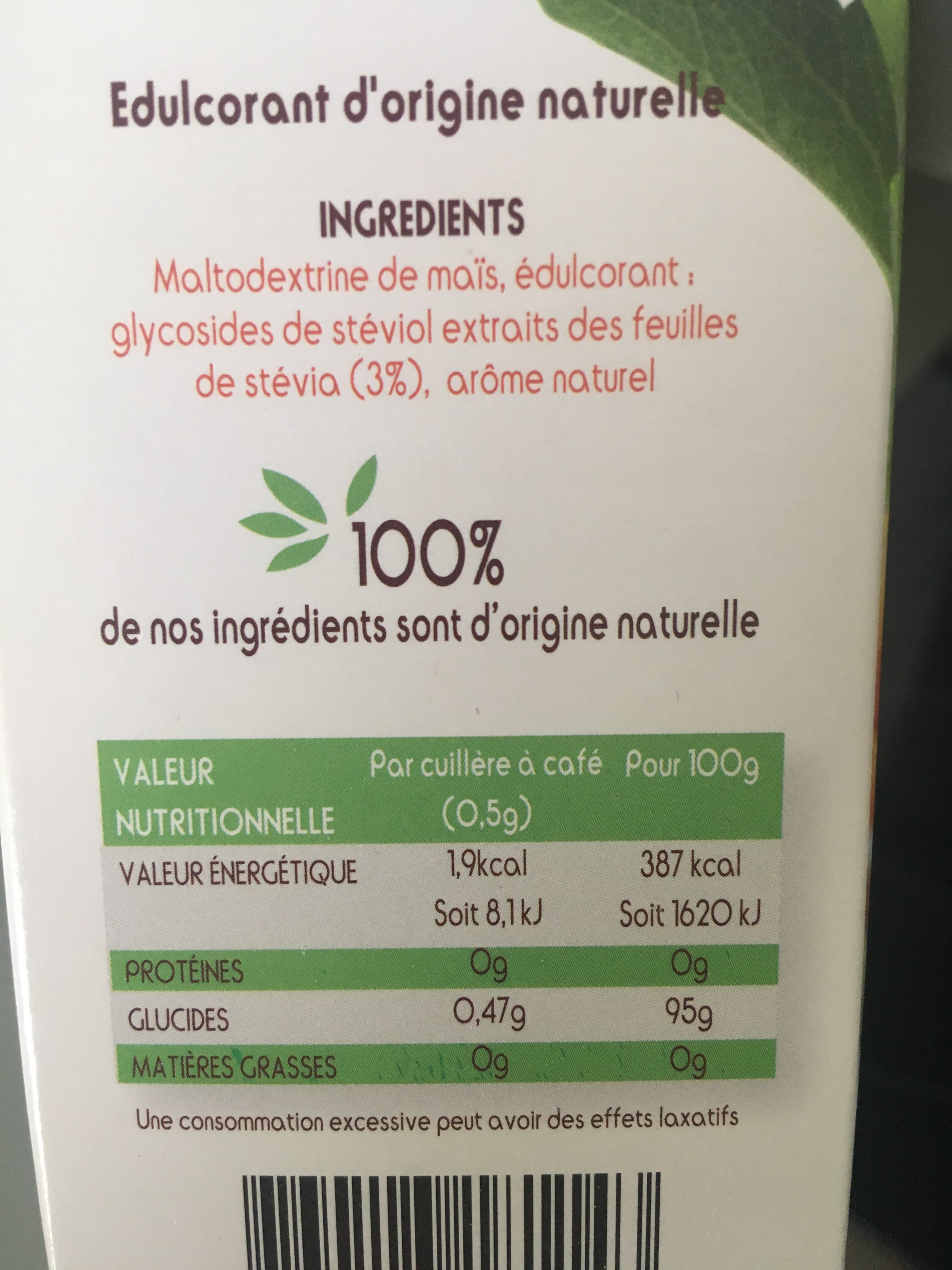 Comptoirs et compagnies Stevia packshot
