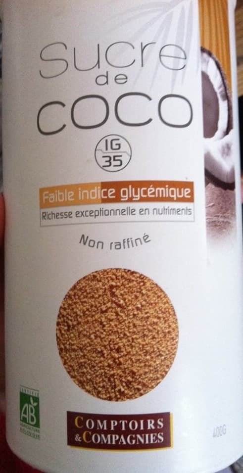 Comptoirs & Compagnies Sucre de coco - Non raffiné packshot