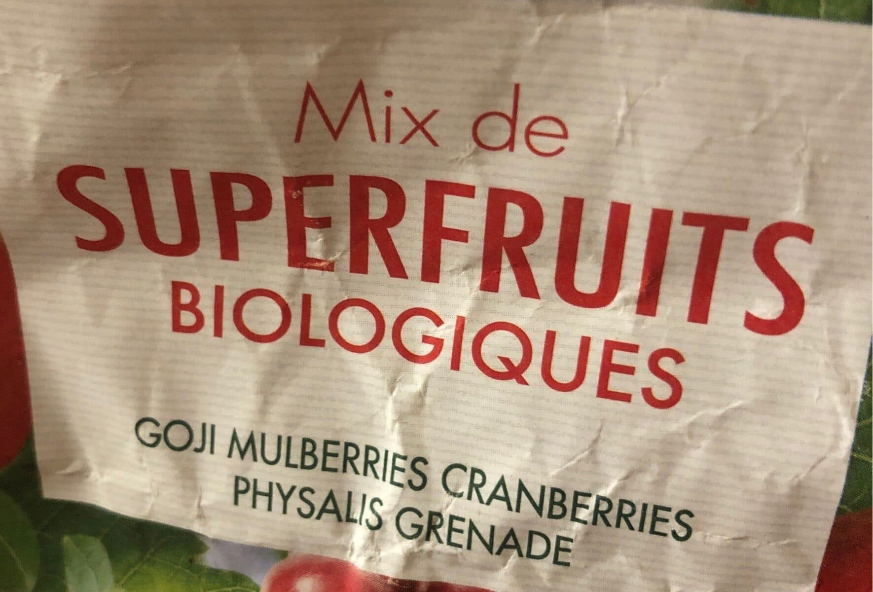 Comptoirs et compagnies Super fruits bio packshot