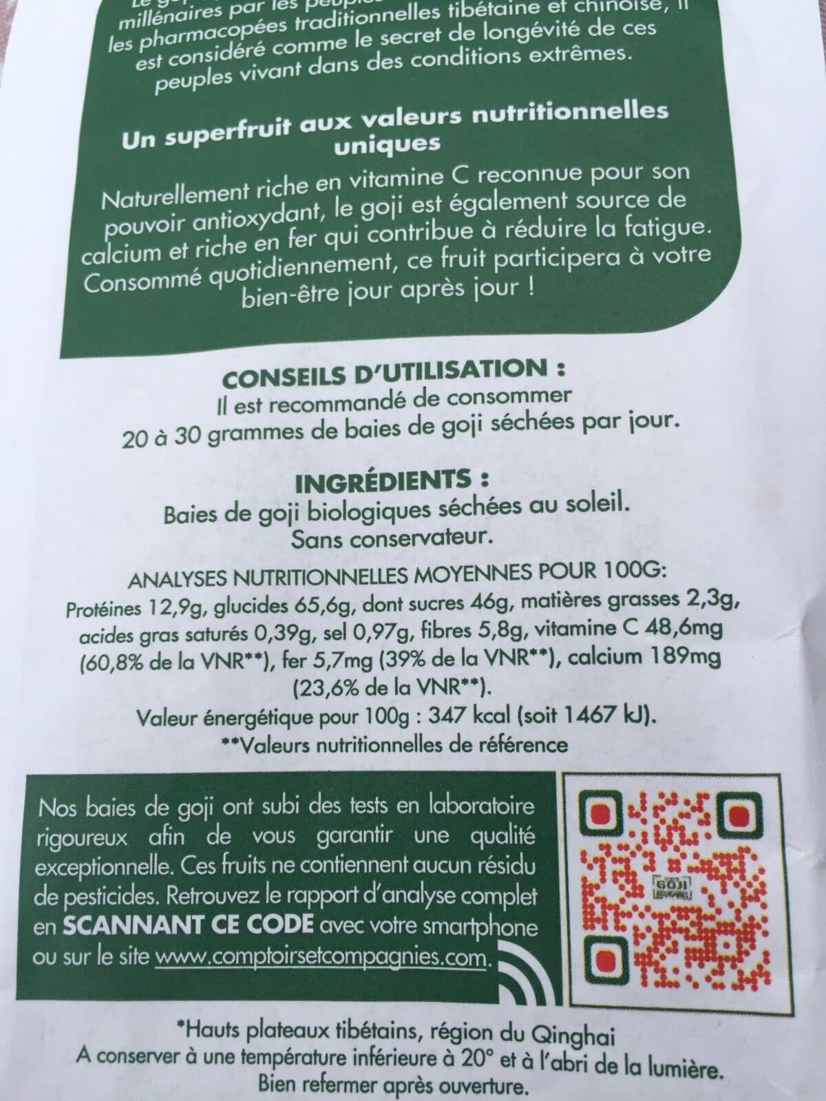 Open Food Facts Superfruits Biologiques packshot