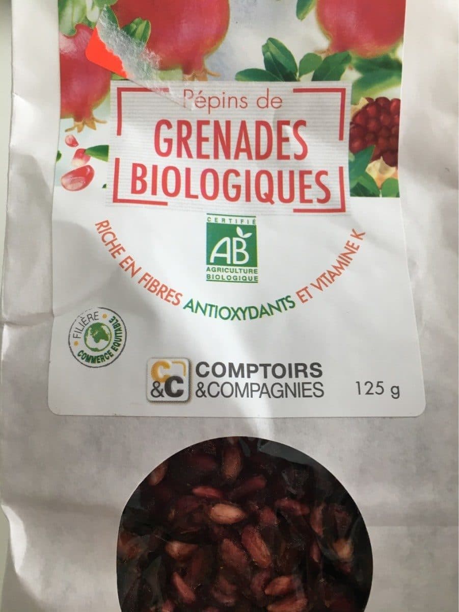Comptoirs et compagnies Pépins de Grenades Biologiques packshot
