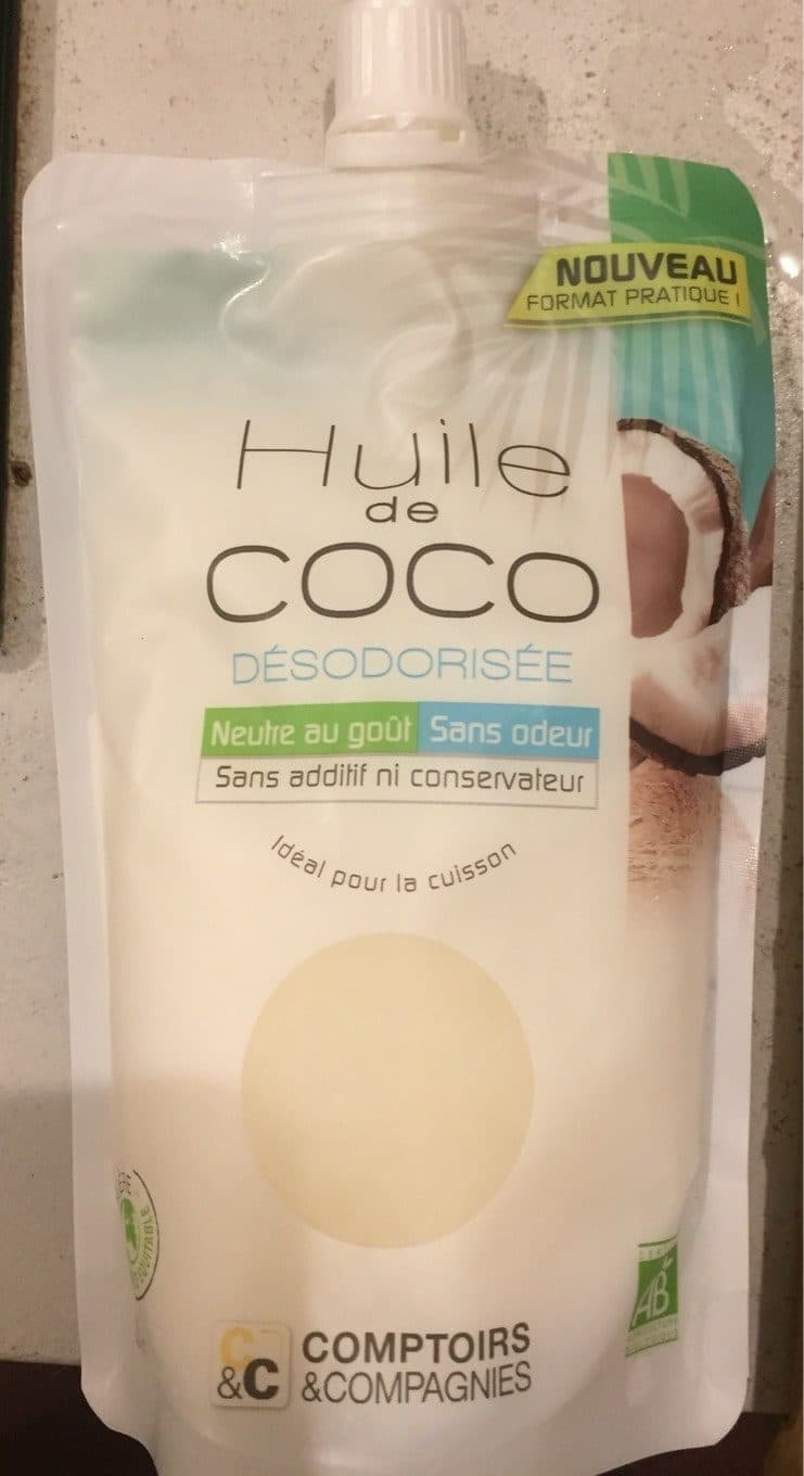 Comptoirs et compagnies Epicerie / Huiles Alimentaires Bio / Huiles De Coco Bio packshot