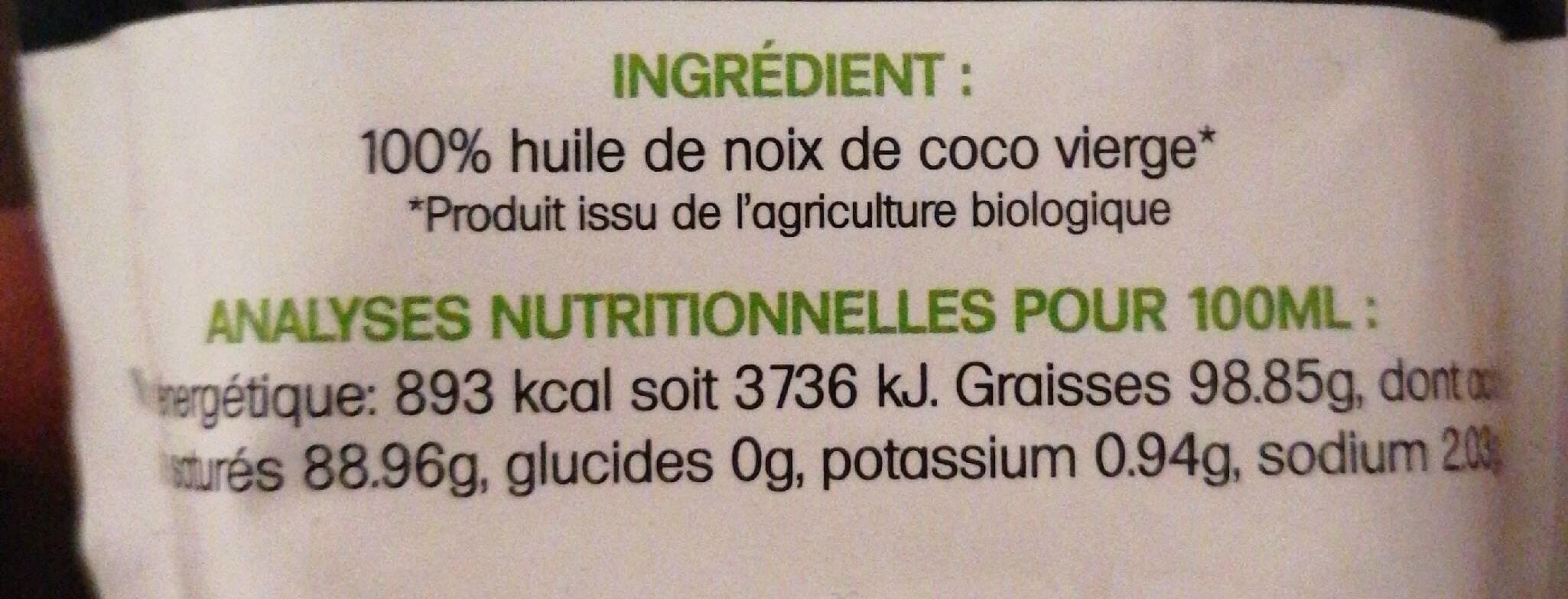 Comptoirs Bio Huile de coco packshot