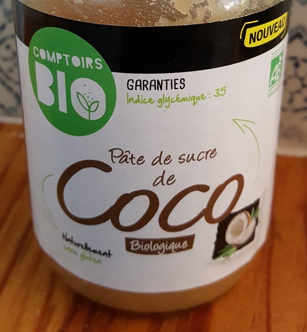 Comptoirs Bio Pâte de sucre de coco packshot