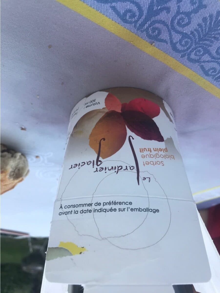 Open Food Facts Le sorbet biologique plein fruit packshot