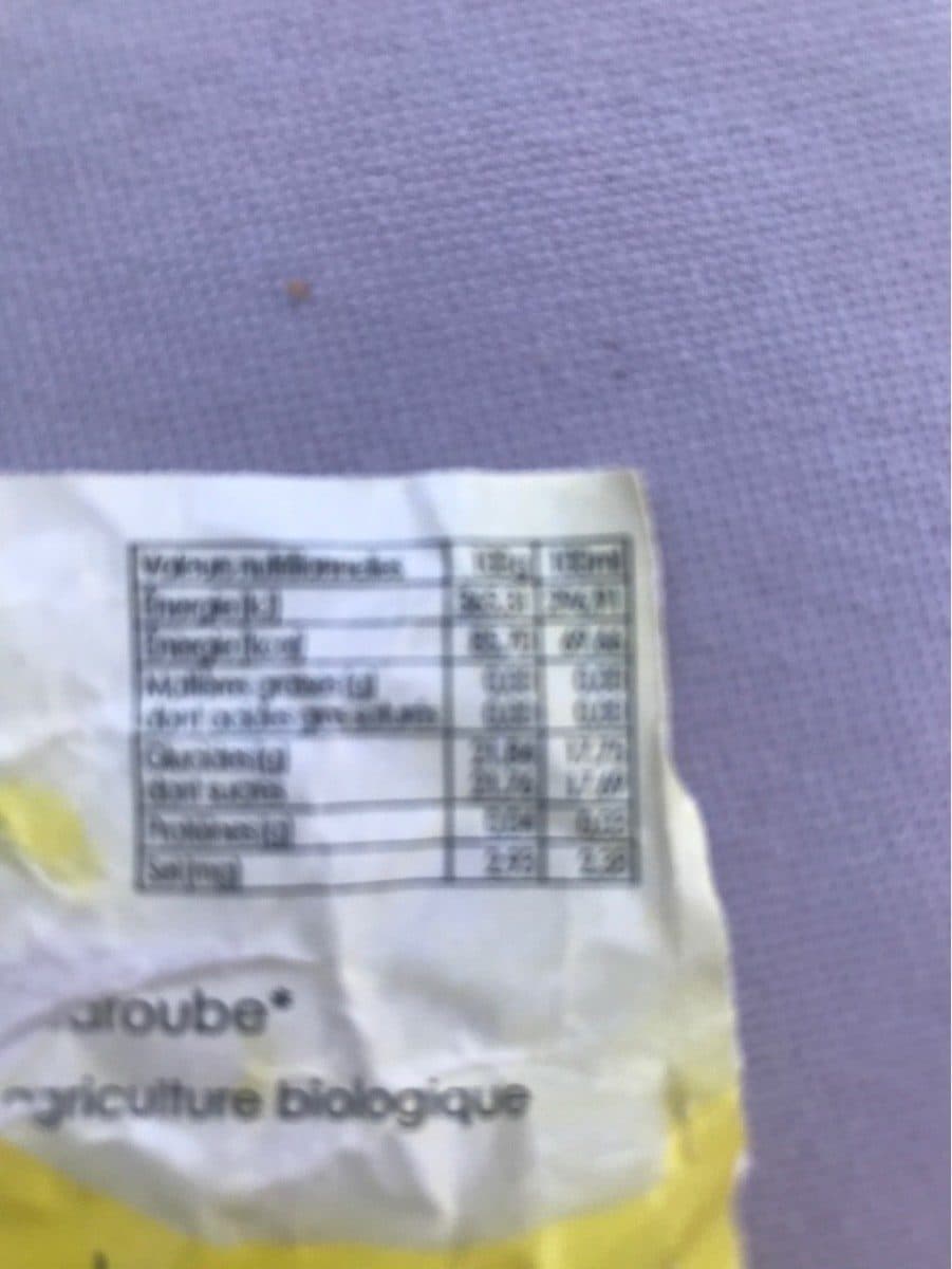 Open Food Facts Le sorbet biologique plein fruit packshot