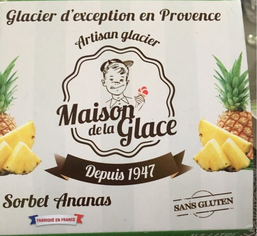 Alfagel Sorbet Ananas packshot