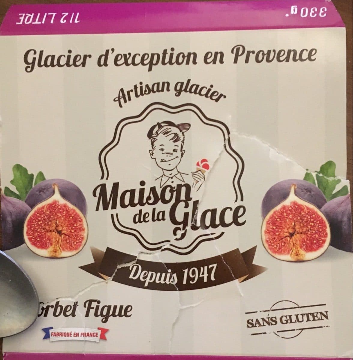 Maison de la Glace Sorbet figue packshot