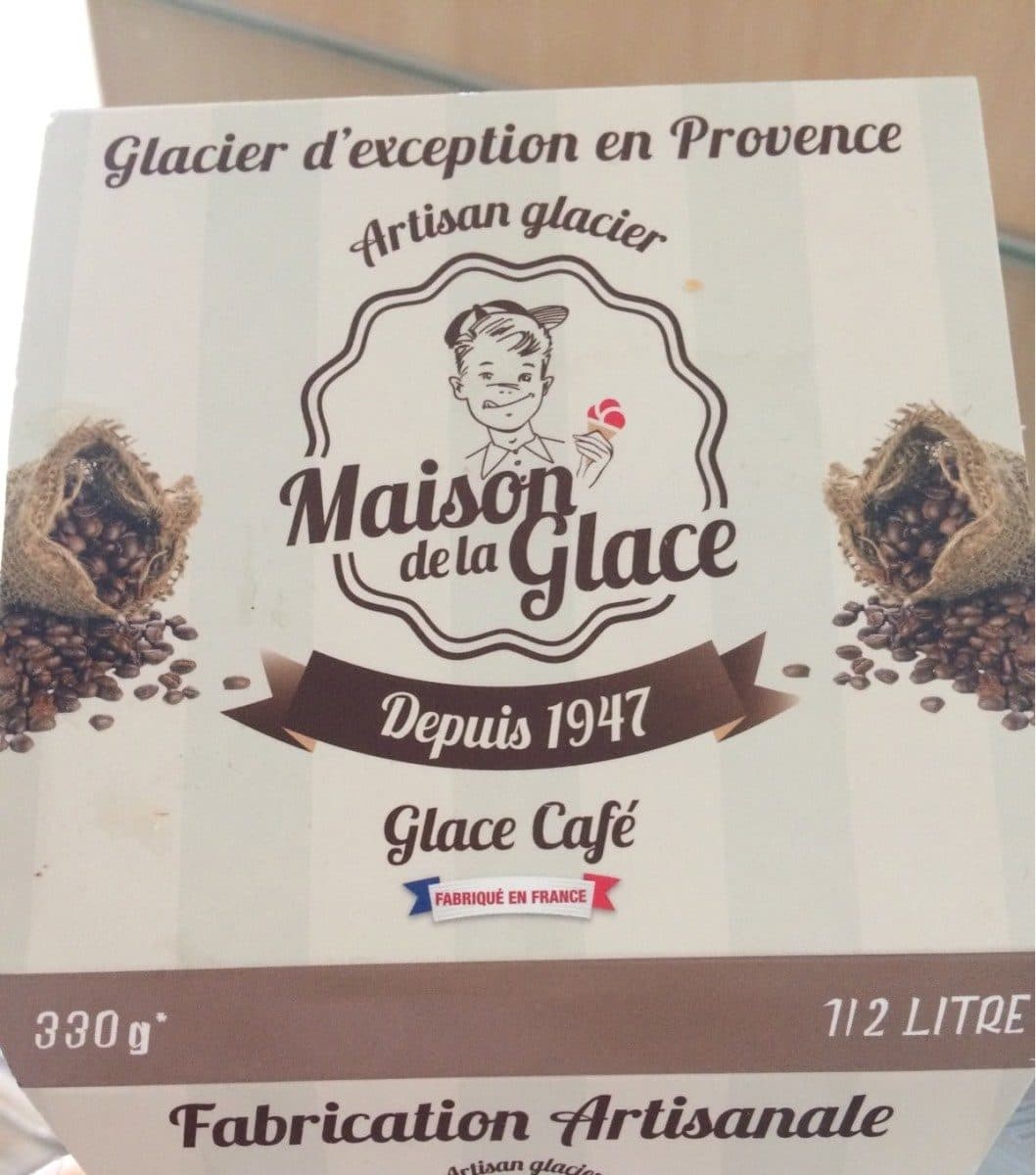 Maison de la glace Glace au café packshot