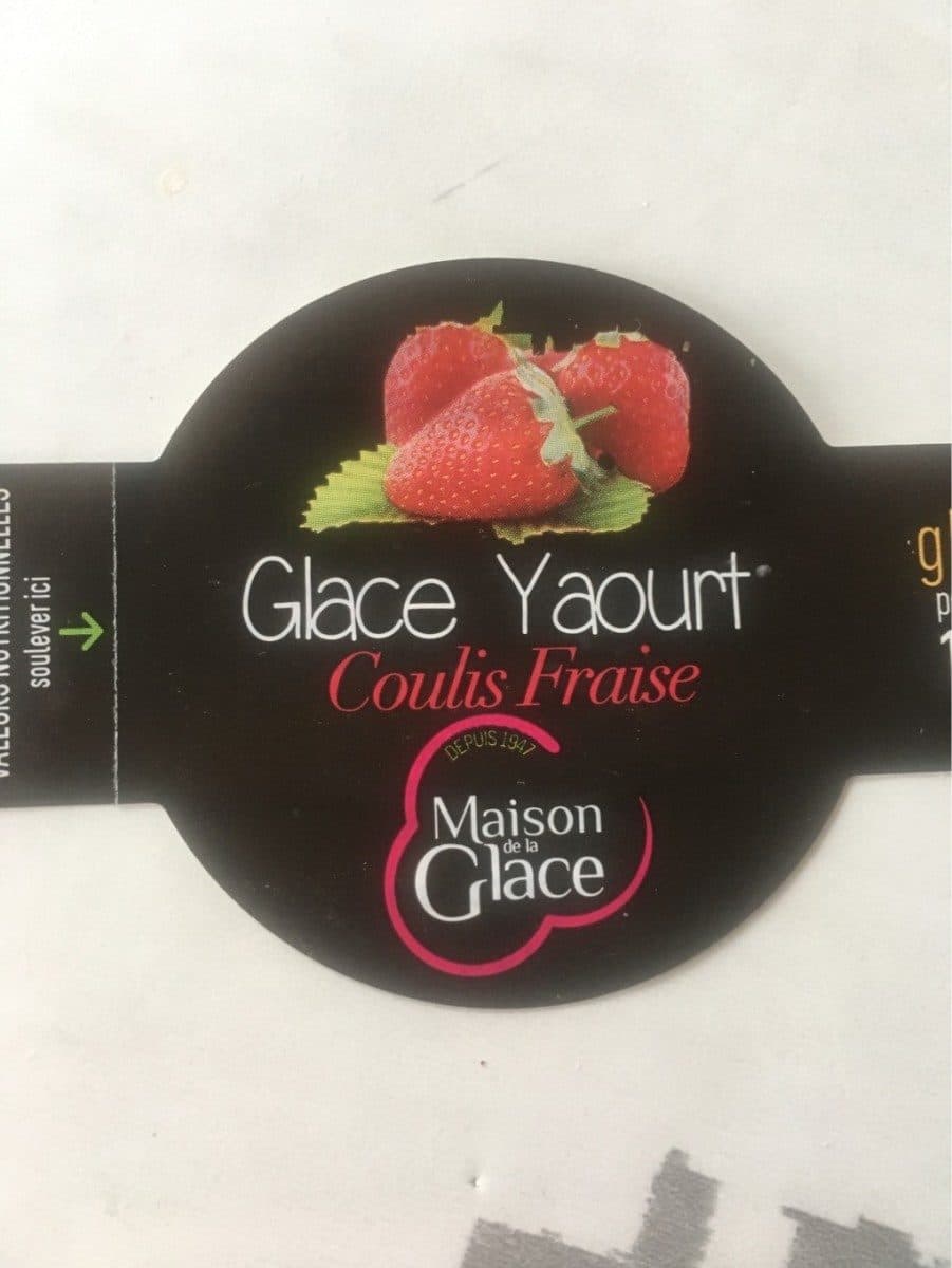 Maison de la Glace Glace Yaourt Coulis Fraise packshot
