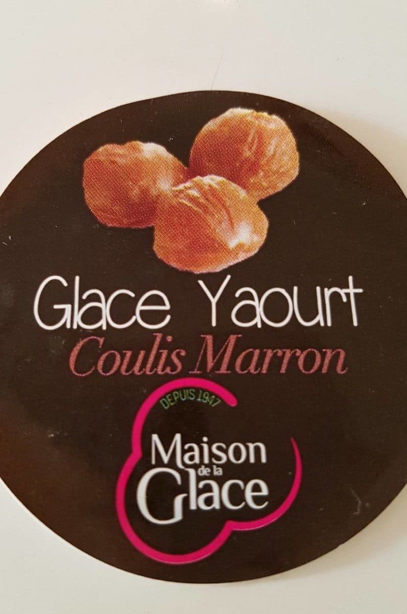 Maison de la Glace Glace yaourt coulis marron packshot