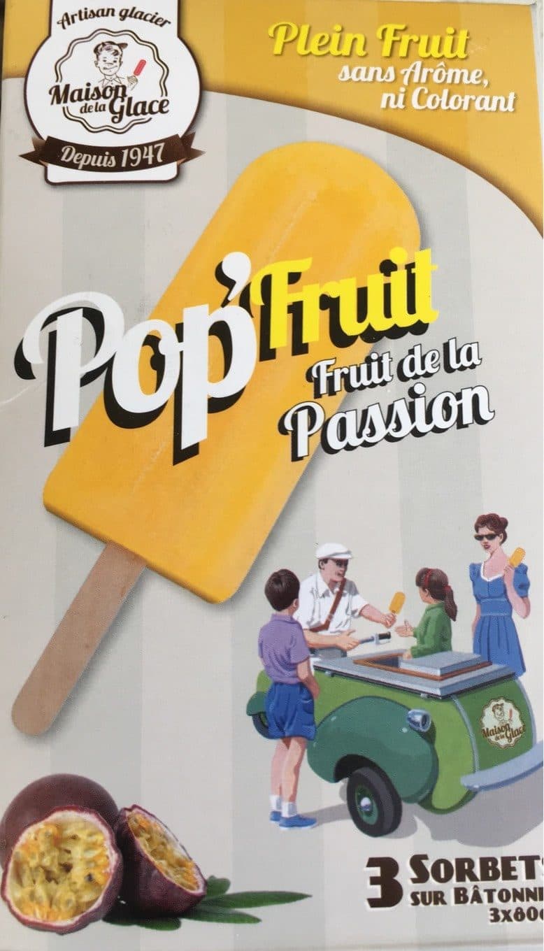 Maison De La Glace Pop fruit packshot