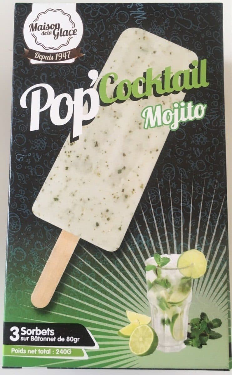 Maison de la Glace Pop'Cocktail Mojito packshot