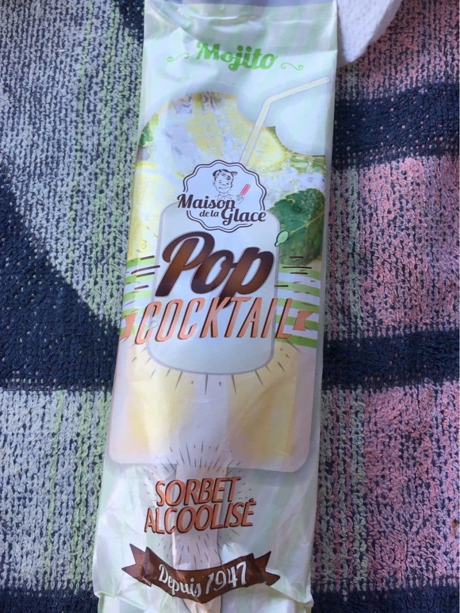 Maison de la Glace Mojito Pop cocktail packshot