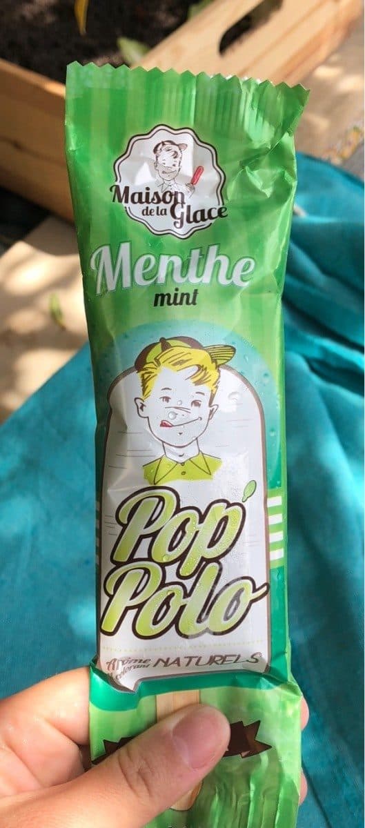 Maison de la Glace Pop polo menthe packshot