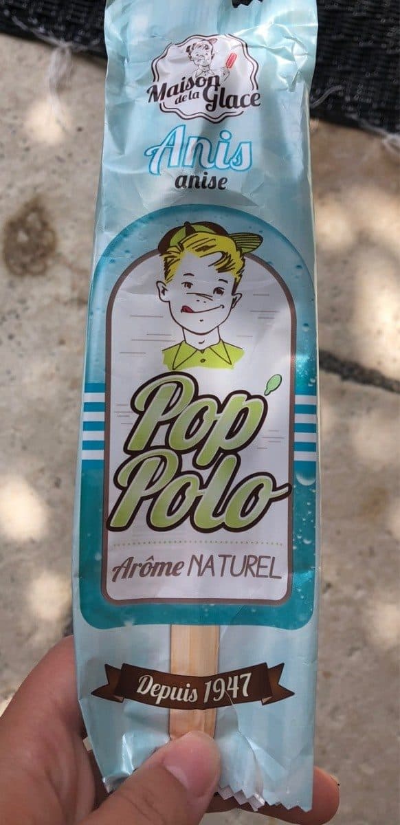 Maison de la Glace Pop polo anis packshot