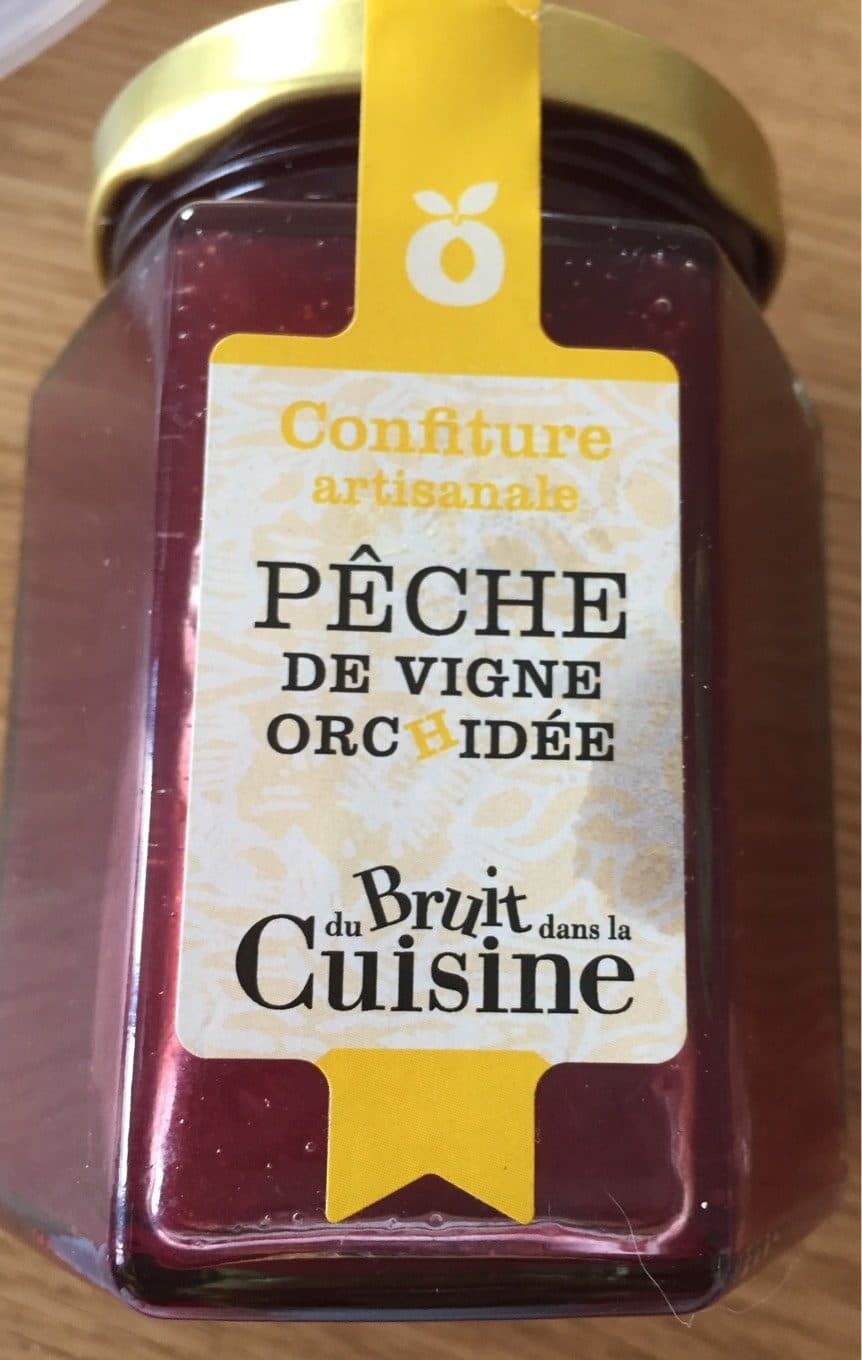 Du Bruit Dans La Cuisine Confiture Pêche de vigne Orchidée packshot