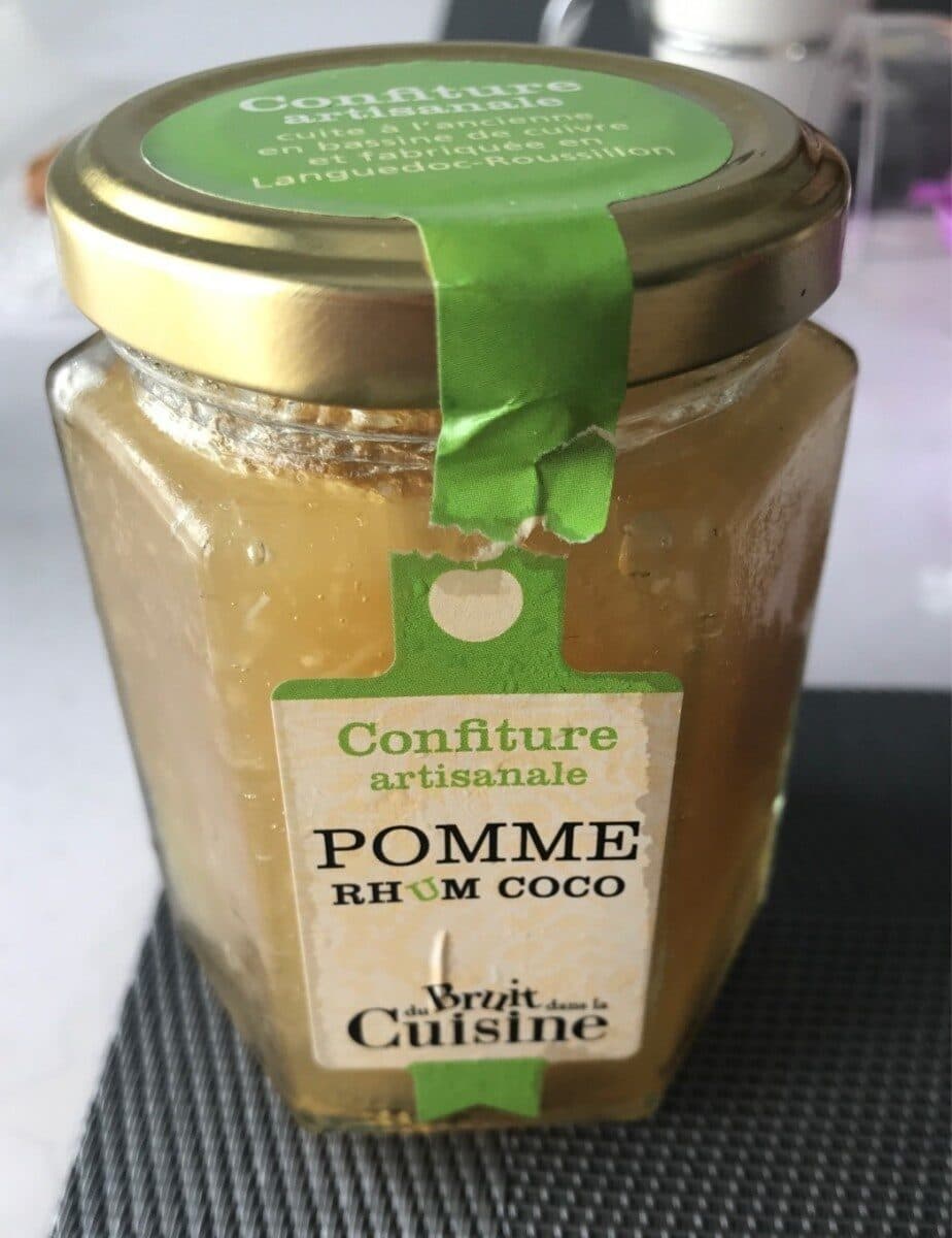 Du Bruit dans la Cuisine Confiture pomme rhum coco packshot