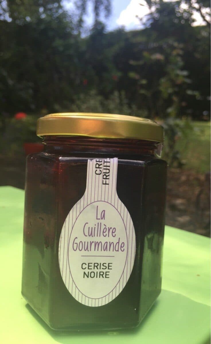 La Cuillère Gourmande Confiture Cerise noire packshot