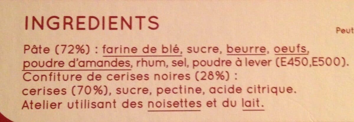 Okina Gâteau basque aux cerises noires packshot