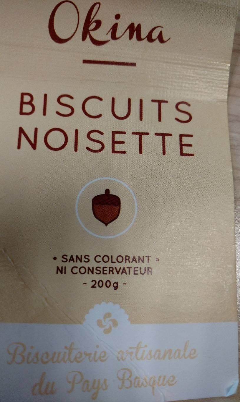 Okina Biscuits noisette packshot