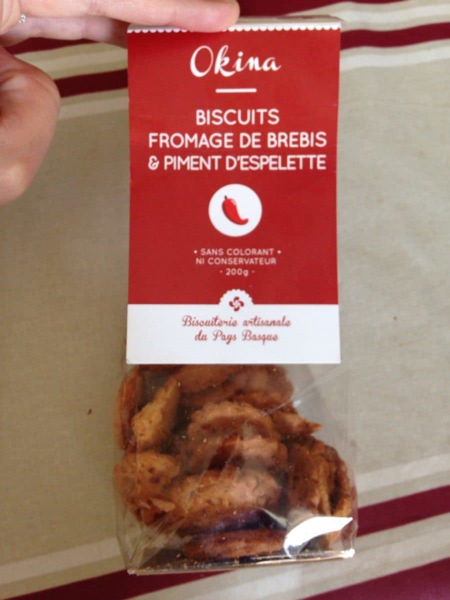 Open Food Facts Biscuits fromage brebis piment espelette packshot