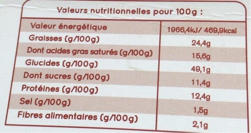 Open Food Facts Biscuits fromage brebis piment espelette packshot