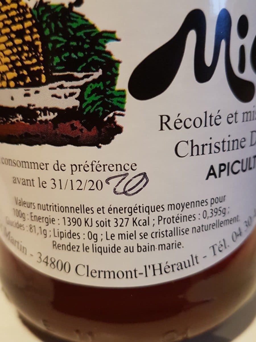 Open Food Facts Miel packshot