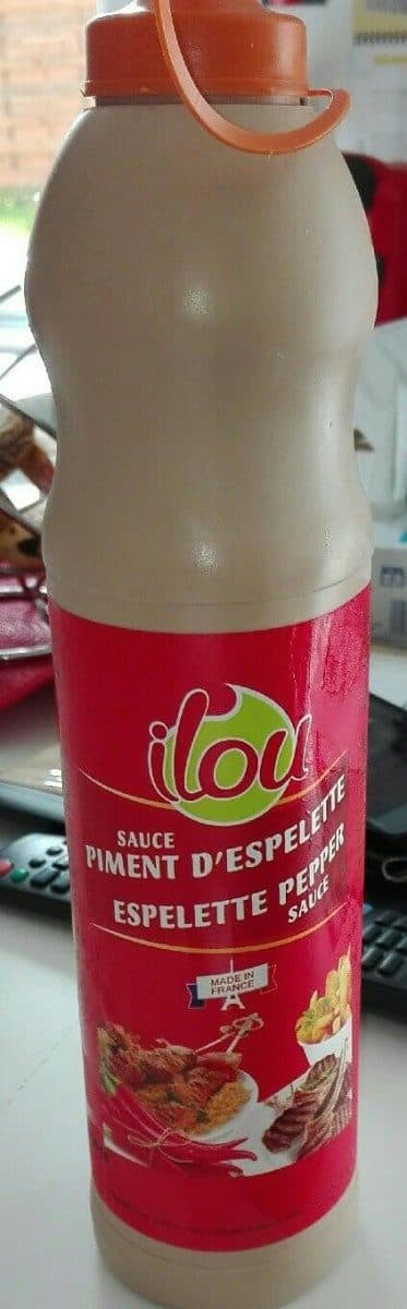 Ilou Sauce piment despelette packshot