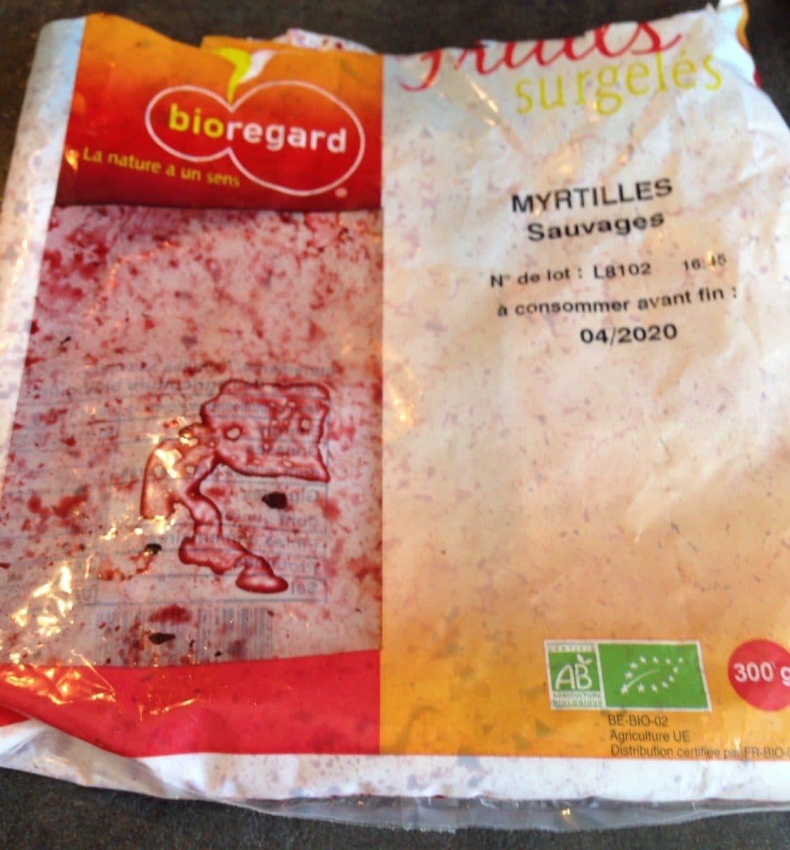 Open Food Facts Myrtille Sauvage packshot
