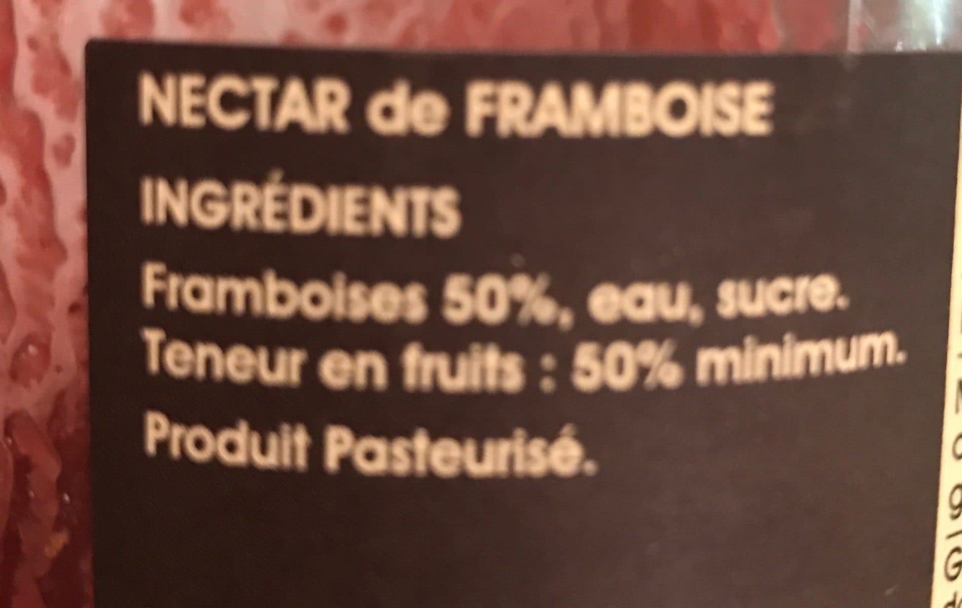 Saveurs Des Terroirs Nectar Framboise packshot